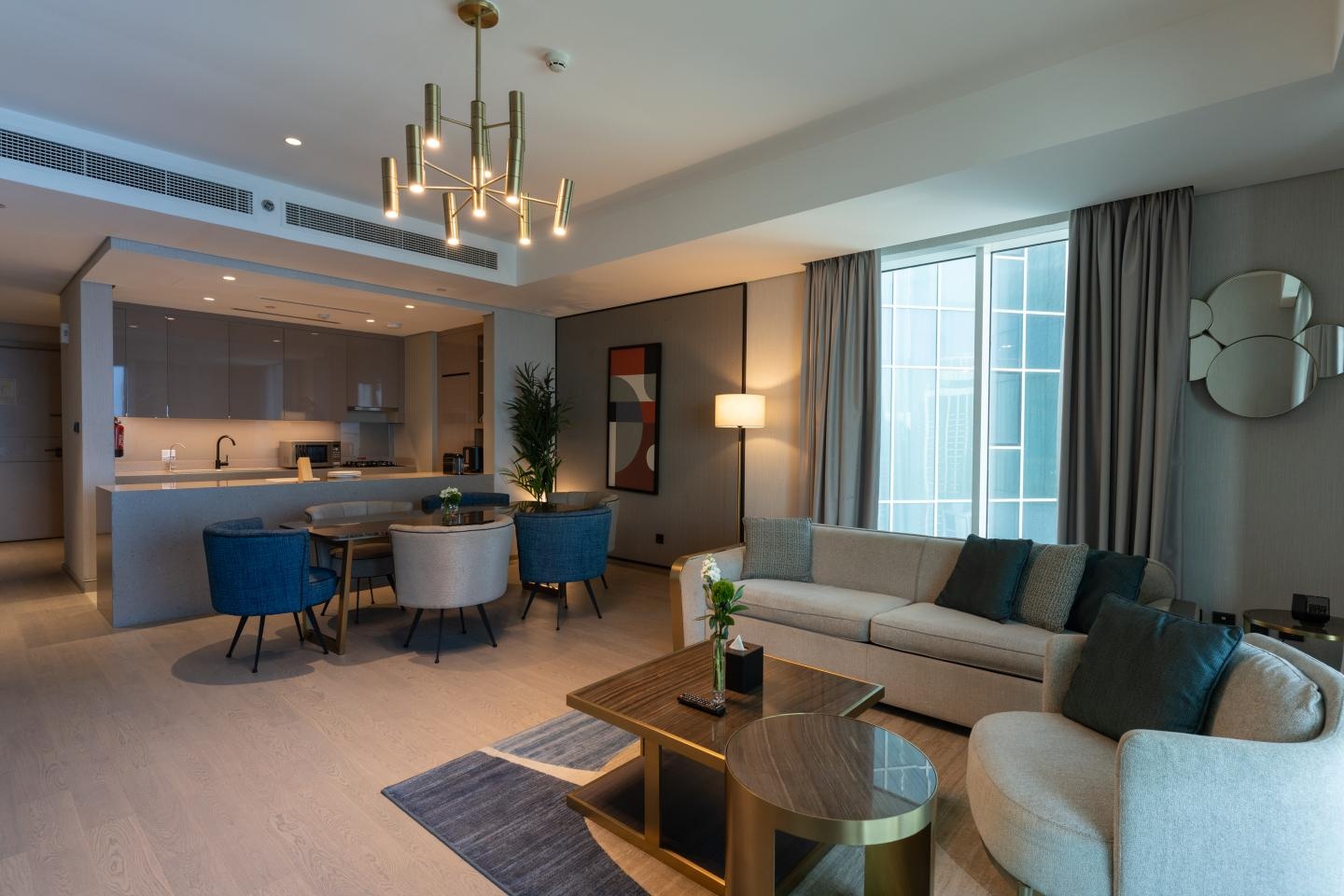 One-Bedroom Apartment with King and Sofa Bed - High Floor