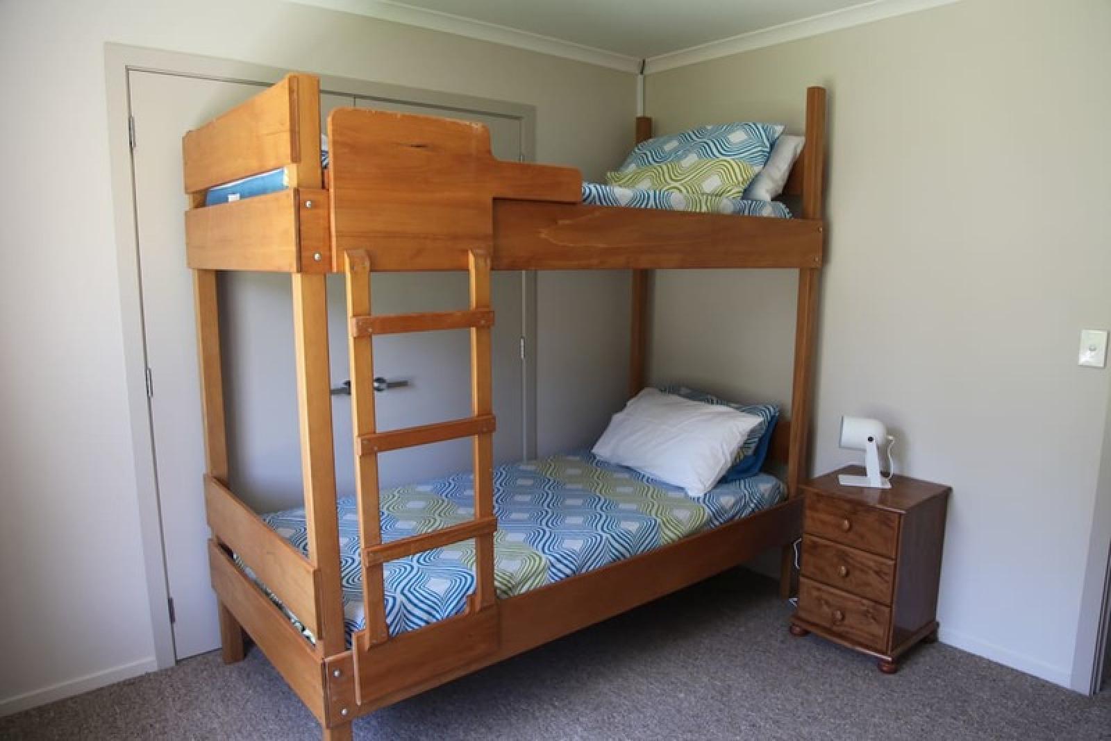Bedroom number 3, 2 single bunks