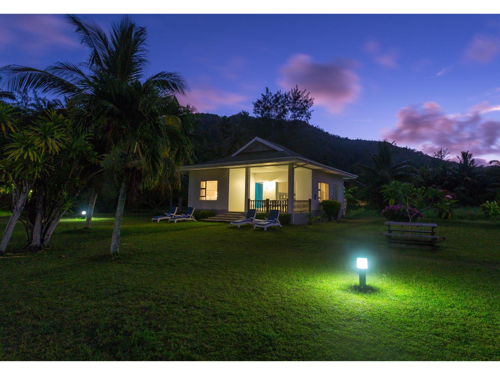 sunset+tropical+garden+view