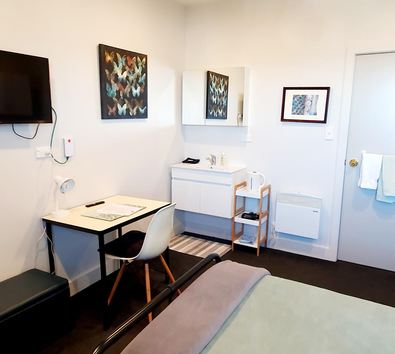 Deluxe King  Single with vanity